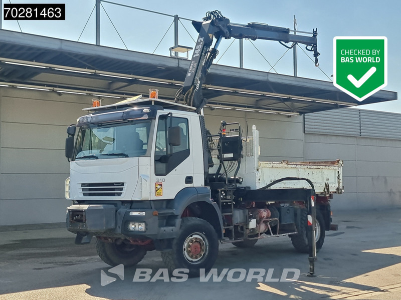 Iveco Trakker 310 4X4 Atlas 145.2-A2 Kran Crane 4x4 Big axle 6m3 3 sided tipper Euro 4 - Xe ben, Xe cẩu tự hành: hình 1 Iveco Trakker 310 4X4 Atlas 145.2-A2 Kran Crane 4x4 Big axle 6m3 3 sided tipper Euro 4 - Xe ben, Xe cẩu tự hành: hình 1