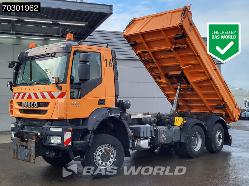 Iveco Trakker 410 6X4 5m3 Meiller 3-way tipper Lift+Steering axle Big-Axle Euro 5 - Xe ben: hình 1 Iveco Trakker 410 6X4 5m3 Meiller 3-way tipper Lift+Steering axle Big-Axle Euro 5 - Xe ben: hình 1
