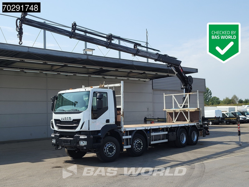 Iveco Trakker 410 8X4 HIAB 211 EP-4 HIDUO Crane Steelsuspension Euro 6 - Xe tải thùng lửng/ Phẳng, Xe cẩu tự hành: hình 1 Iveco Trakker 410 8X4 HIAB 211 EP-4 HIDUO Crane Steelsuspension Euro 6 - Xe tải thùng lửng/ Phẳng, Xe cẩu tự hành: hình 1