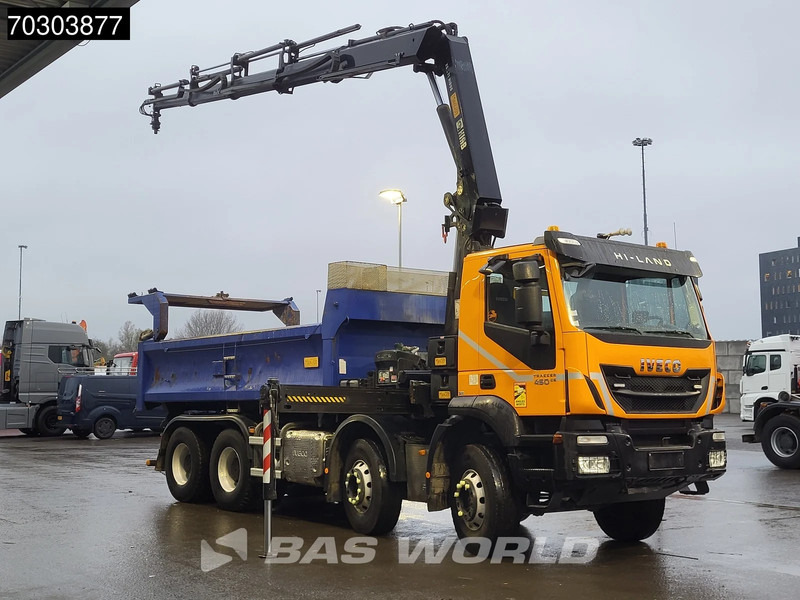 Iveco Trakker 450 8X4 HIAB 211 EP-4 Hiduo Kran Crane Big-Axle 2-Side Tipper Euro 6 - Xe ben, Xe cẩu tự hành: hình 3 Iveco Trakker 450 8X4 HIAB 211 EP-4 Hiduo Kran Crane Big-Axle 2-Side Tipper Euro 6 - Xe ben, Xe cẩu tự hành: hình 3