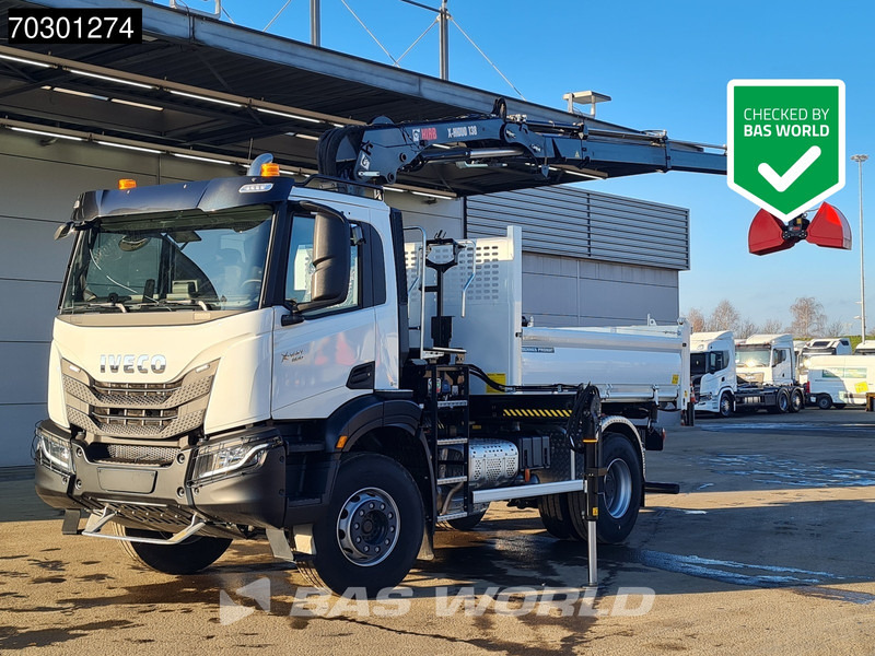 Iveco X-Way 400 4X2 New! HIAB X-Hiduo 138B S-3 Crane 5m3 Promat Tipper Automatic Euro 6 - Xe ben, Xe cẩu tự hành: hình 1 Iveco X-Way 400 4X2 New! HIAB X-Hiduo 138B S-3 Crane 5m3 Promat Tipper Automatic Euro 6 - Xe ben, Xe cẩu tự hành: hình 1