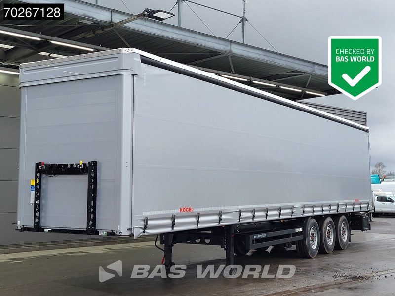 Kögel S24-1 3 axles HARDWOOD OMEGA NEW SAF Liftachse Edscha - Sơ mi rơ moóc mui bạt: hình 1 Kögel S24-1 3 axles HARDWOOD OMEGA NEW SAF Liftachse Edscha - Sơ mi rơ moóc mui bạt: hình 1