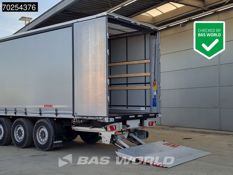 Kögel S24-1 3 axles Tailgate 2000kg NEW Liftachse Edscha LBW - Sơ mi rơ moóc mui bạt: hình 1 Kögel S24-1 3 axles Tailgate 2000kg NEW Liftachse Edscha LBW - Sơ mi rơ moóc mui bạt: hình 1