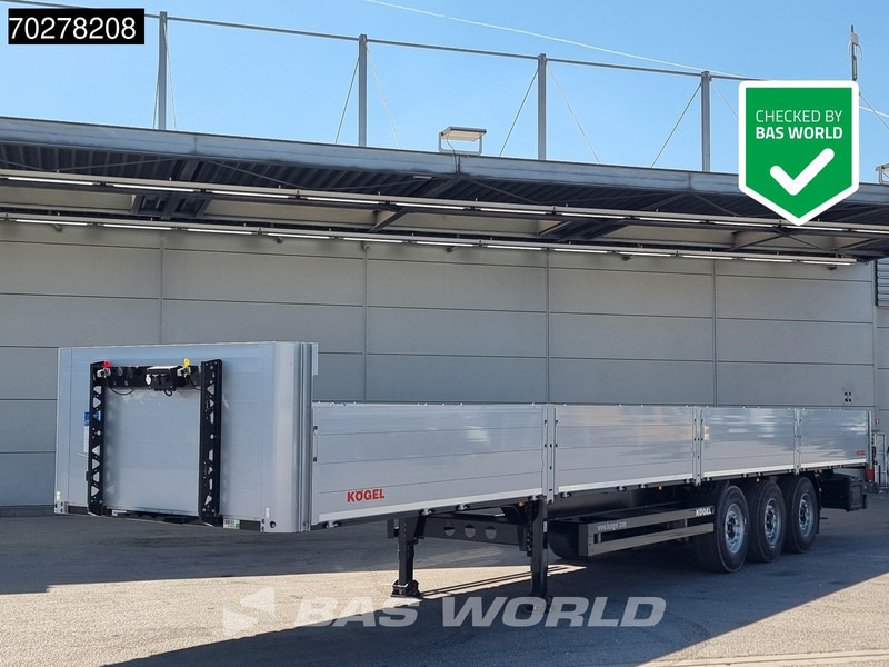 Kögel S24-1 OPEN Liftachse Bordwände - Sơ mi rơ moóc thùng lửng/ Phẳng: hình 1 Kögel S24-1 OPEN Liftachse Bordwände - Sơ mi rơ moóc thùng lửng/ Phẳng: hình 1