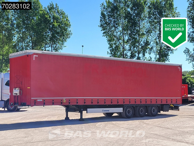 Krone SD 3 axles Liftachse Mega Hubdach - Sơ mi rơ moóc mui bạt: hình 1 Krone SD 3 axles Liftachse Mega Hubdach - Sơ mi rơ moóc mui bạt: hình 1