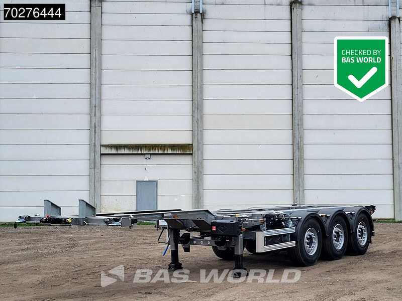 Lecitrailer SR3EC 3 axles UNUSED Liftachse Multi'45 - Xe chở container/ Sơ mi rơ moóc hoán đổi thân: hình 1 Lecitrailer SR3EC 3 axles UNUSED Liftachse Multi'45 - Xe chở container/ Sơ mi rơ moóc hoán đổi thân: hình 1