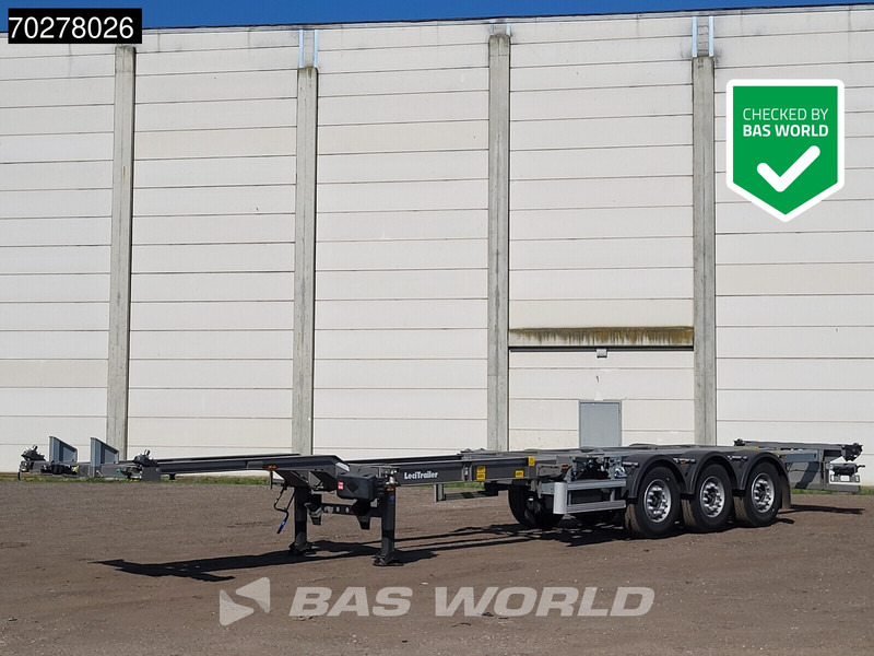 Lecitrailer SR3EC 3 axles UNUSED Liftachse Multi'45 - Xe chở container/ Sơ mi rơ moóc hoán đổi thân: hình 1 Lecitrailer SR3EC 3 axles UNUSED Liftachse Multi'45 - Xe chở container/ Sơ mi rơ moóc hoán đổi thân: hình 1
