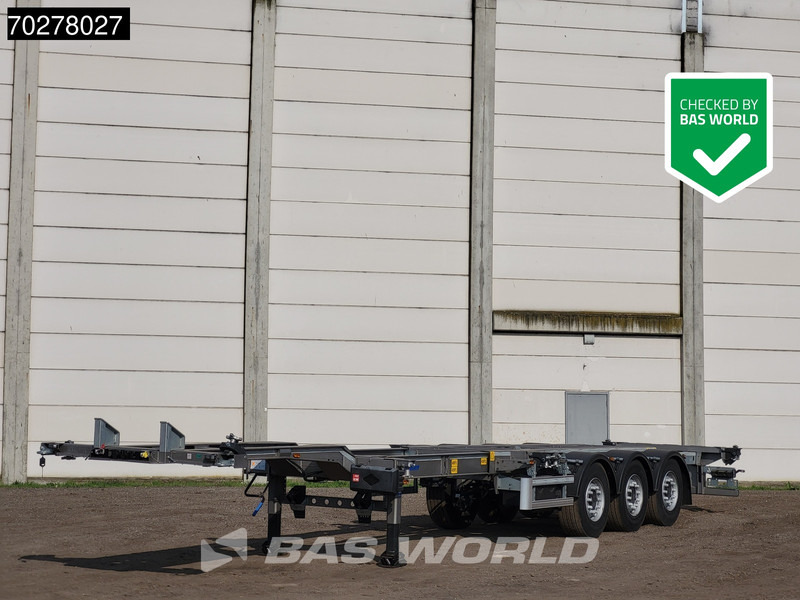 Lecitrailer SR3EC 3 axles UNUSED Liftachse Multi'45 - Xe chở container/ Sơ mi rơ moóc hoán đổi thân: hình 1 Lecitrailer SR3EC 3 axles UNUSED Liftachse Multi'45 - Xe chở container/ Sơ mi rơ moóc hoán đổi thân: hình 1