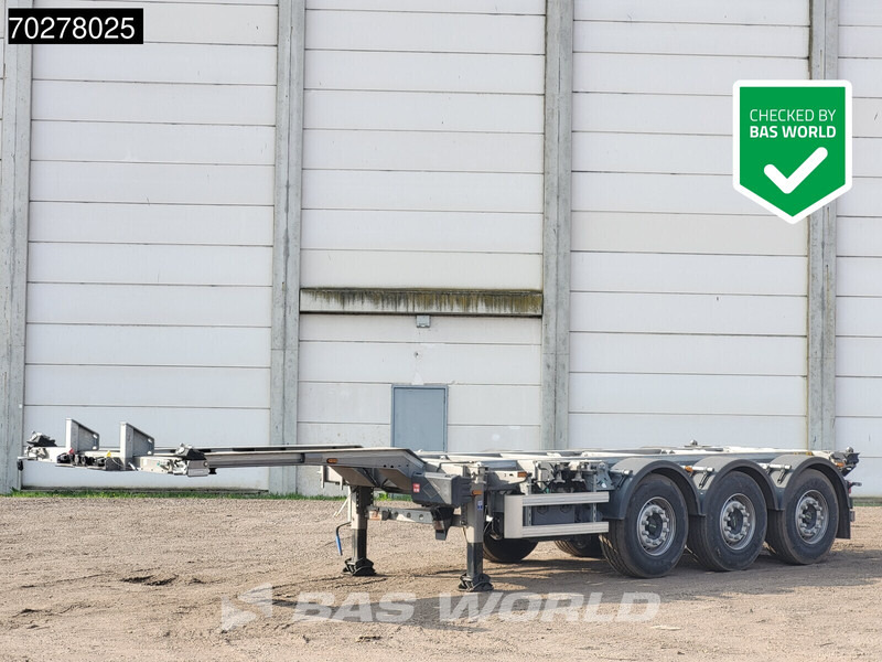 Lecitrailer SR3EC 3 axles UNUSED Liftachse Multi'45 - Xe chở container/ Sơ mi rơ moóc hoán đổi thân: hình 1 Lecitrailer SR3EC 3 axles UNUSED Liftachse Multi'45 - Xe chở container/ Sơ mi rơ moóc hoán đổi thân: hình 1