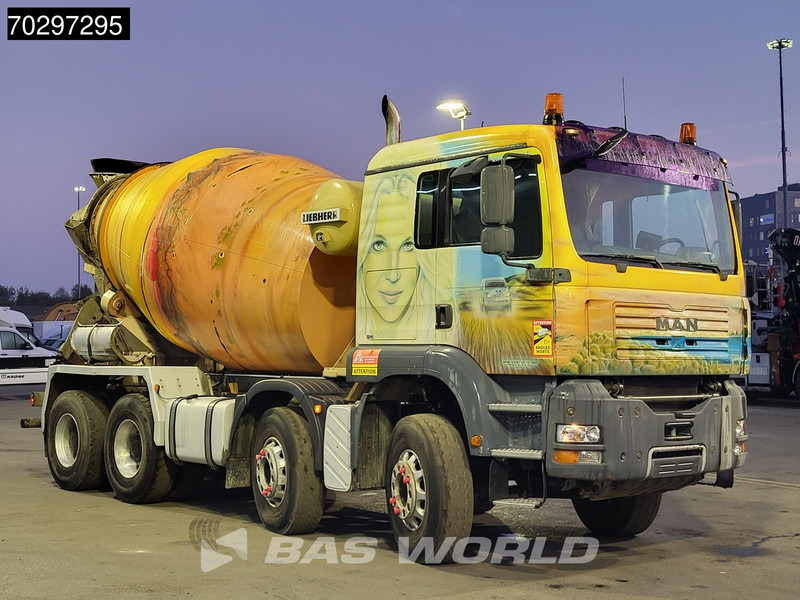 MAN 35.363 8X4 9m3 Liebherr mixer Big-Axle Steelsuspension Automatic Euro 3 - Xe trộn bê tông: hình 3 MAN 35.363 8X4 9m3 Liebherr mixer Big-Axle Steelsuspension Automatic Euro 3 - Xe trộn bê tông: hình 3