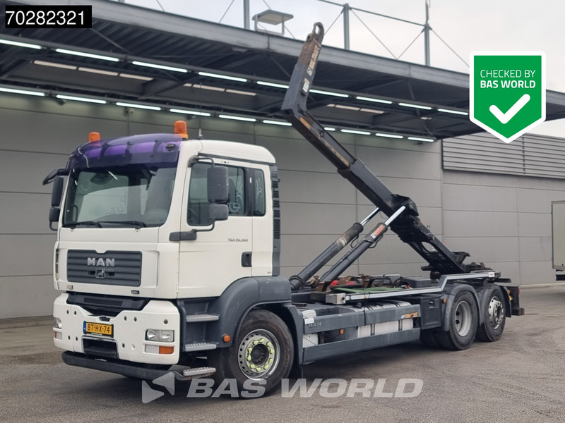 MAN TGA 26.360 6X2 NL-Truck 20tons Hyva Multilift Automatic Euro 5 - Xe tải nâng móc: hình 1 MAN TGA 26.360 6X2 NL-Truck 20tons Hyva Multilift Automatic Euro 5 - Xe tải nâng móc: hình 1