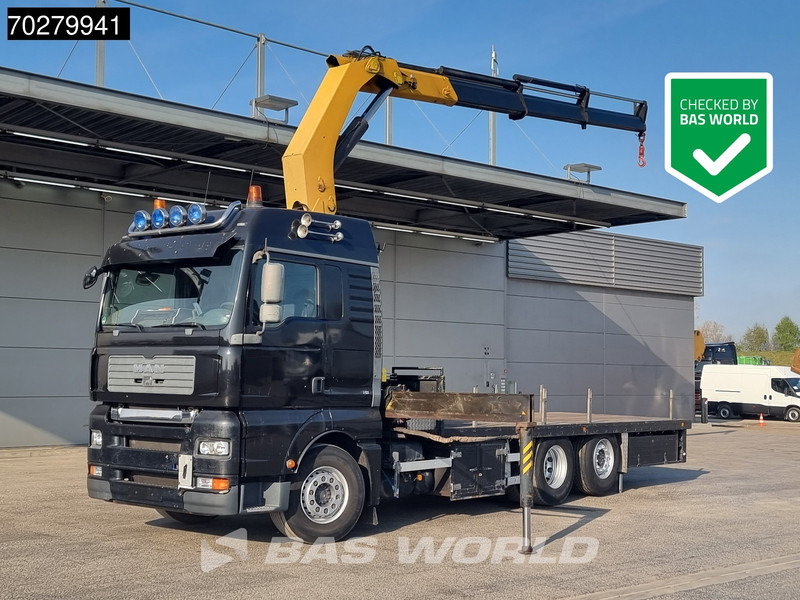 MAN TGA 26.430 6X2 Palfinger PK32080 Kran Crane Manual Liftachse Euro 4 - Xe tải thùng lửng/ Phẳng, Xe cẩu tự hành: hình 1 MAN TGA 26.430 6X2 Palfinger PK32080 Kran Crane Manual Liftachse Euro 4 - Xe tải thùng lửng/ Phẳng, Xe cẩu tự hành: hình 1