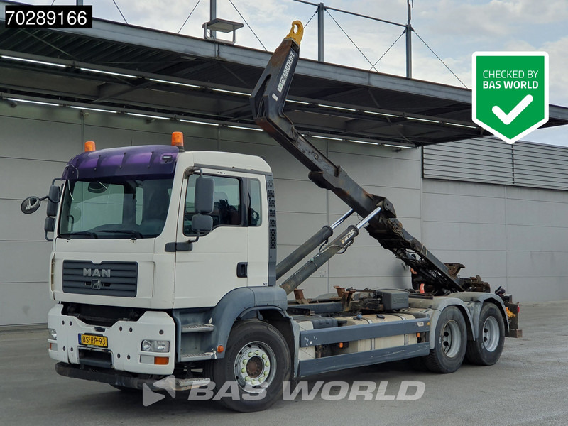 MAN TGA 28.400 6X2 NL-Truck HIAB Multilift LHZ26061 Lift-Axle Euro 5 - Xe tải nâng móc: hình 1 MAN TGA 28.400 6X2 NL-Truck HIAB Multilift LHZ26061 Lift-Axle Euro 5 - Xe tải nâng móc: hình 1