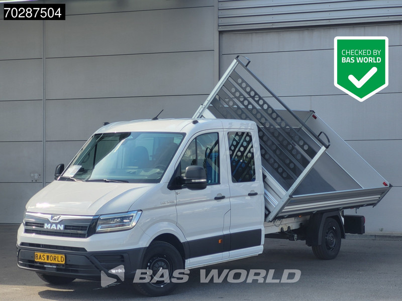MAN TGE 3.180 Drie-Zijdige Automaat Kipper 2025-Facelift 180PK Trekhaak LED Airco Cruise Navi Euro6 Kipper Tipper Benne Kieper 3m3 A/C Towbar - Xe ben nhỏ: hình 1 MAN TGE 3.180 Drie-Zijdige Automaat Kipper 2025-Facelift 180PK Trekhaak LED Airco Cruise Navi Euro6 Kipper Tipper Benne Kieper 3m3 A/C Towbar - Xe ben nhỏ: hình 1