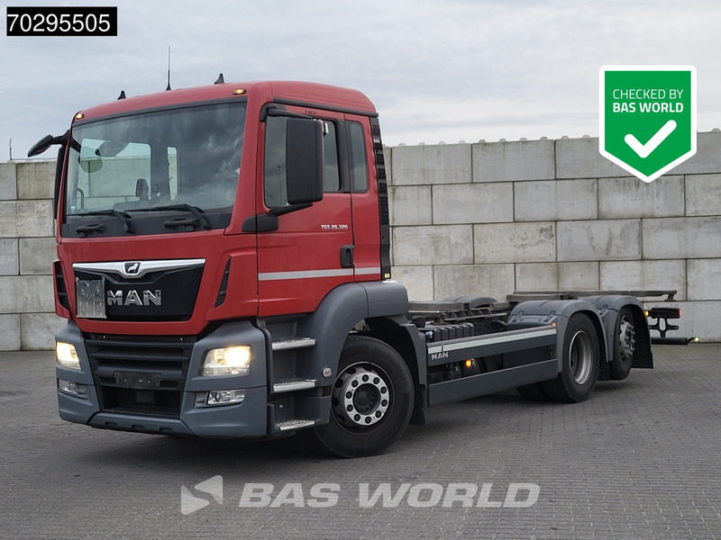MAN TGS 26.320 TGS 6X2 ADR BDF Lift + Steering Axle Euro 6 - Xe chở container/ Xe tải hoán đổi thân: hình 1 MAN TGS 26.320 TGS 6X2 ADR BDF Lift + Steering Axle Euro 6 - Xe chở container/ Xe tải hoán đổi thân: hình 1