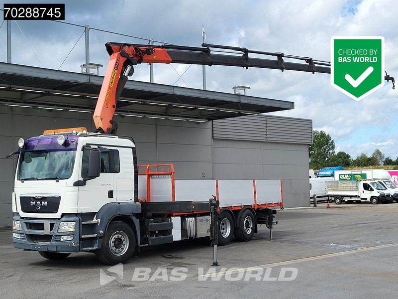 MAN TGS 26.400 TGS 6X2 Palfinger PK29002 Crane Kran 2.5Tons Winch Lift+steering Euro 4 - Xe tải thùng lửng/ Phẳng, Xe cẩu tự hành: hình 1 MAN TGS 26.400 TGS 6X2 Palfinger PK29002 Crane Kran 2.5Tons Winch Lift+steering Euro 4 - Xe tải thùng lửng/ Phẳng, Xe cẩu tự hành: hình 1
