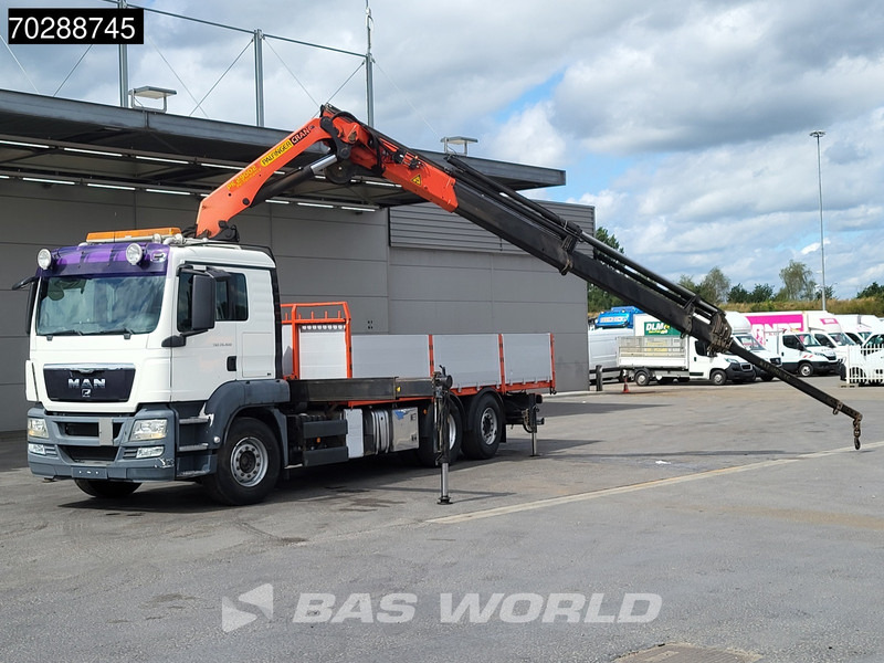 MAN TGS 26.400 TGS 6X2 Palfinger PK29002 Crane Kran 2.5Tons Winch Lift+steering Euro 4 - Xe tải thùng lửng/ Phẳng, Xe cẩu tự hành: hình 3 MAN TGS 26.400 TGS 6X2 Palfinger PK29002 Crane Kran 2.5Tons Winch Lift+steering Euro 4 - Xe tải thùng lửng/ Phẳng, Xe cẩu tự hành: hình 3