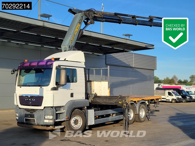 MAN TGS 26.440 6X4 Palfinger PK36002 Crane Retarder Steelsuspension Manual Euro 4 - Xe tải thùng lửng/ Phẳng, Xe cẩu tự hành: hình 1 MAN TGS 26.440 6X4 Palfinger PK36002 Crane Retarder Steelsuspension Manual Euro 4 - Xe tải thùng lửng/ Phẳng, Xe cẩu tự hành: hình 1