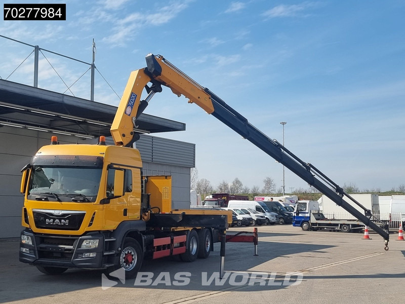 MAN TGS 26.480 6X4 HMF 5020 K6 Crane Kran 6x2H4 Hydrodrive Euro 6 - Xe tải thùng lửng/ Phẳng, Xe cẩu tự hành: hình 3 MAN TGS 26.480 6X4 HMF 5020 K6 Crane Kran 6x2H4 Hydrodrive Euro 6 - Xe tải thùng lửng/ Phẳng, Xe cẩu tự hành: hình 3