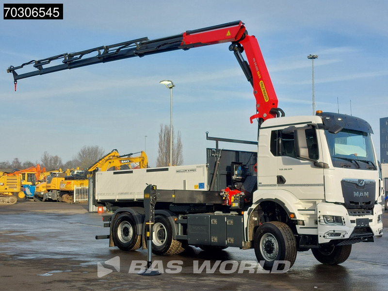 MAN TGS 28.520 6X4 NEW Palfinger PK24001 SLD 5 Kran 2-way tipper Retarder Lift+Steering Axle - Xe ben, Xe cẩu tự hành: hình 3 MAN TGS 28.520 6X4 NEW Palfinger PK24001 SLD 5 Kran 2-way tipper Retarder Lift+Steering Axle - Xe ben, Xe cẩu tự hành: hình 3