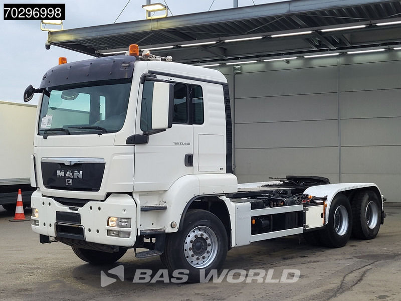 Xe tải nâng móc MAN TGS 33.440 6X4 25Ton AJK NHS25-5930 hooklift with 5th wheel Wechselsystem Manual Big-Axle Euro 5: hình 10 Xe tải nâng móc MAN TGS 33.440 6X4 25Ton AJK NHS25-5930 hooklift with 5th wheel Wechselsystem Manual Big-Axle Euro 5: hình 10