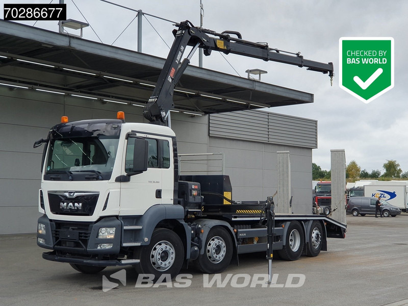 MAN TGS 35.360 8X2 HIAB X-Hiduo 158 BS-3 Crane Lift+lenkasche Machine transporter Euro 6 - Xe tải chuyên chở tự động, Xe cẩu tự hành: hình 1 MAN TGS 35.360 8X2 HIAB X-Hiduo 158 BS-3 Crane Lift+lenkasche Machine transporter Euro 6 - Xe tải chuyên chở tự động, Xe cẩu tự hành: hình 1