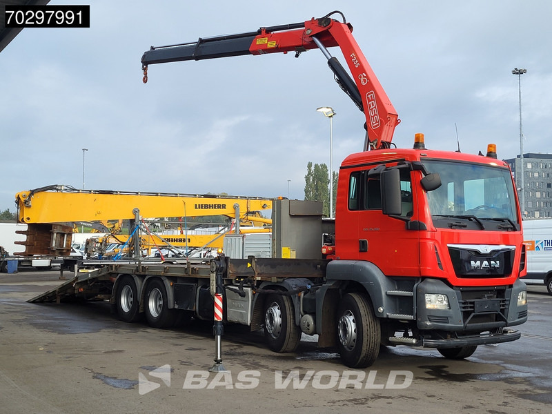 MAN TGS 35.360 TGS 8X2 Fassi F235A.0.22 Crane Kran Winch Hydraulic ramp Lift-Axle Navi Euro 6 - Xe tải thùng lửng/ Phẳng, Xe cẩu tự hành: hình 5 MAN TGS 35.360 TGS 8X2 Fassi F235A.0.22 Crane Kran Winch Hydraulic ramp Lift-Axle Navi Euro 6 - Xe tải thùng lửng/ Phẳng, Xe cẩu tự hành: hình 5