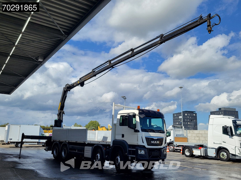 MAN TGS 35.400 8X4 Palfinger PK23002 SH Kran Crane Big-Axle Euro 6 - Xe tải thùng lửng/ Phẳng, Xe cẩu tự hành: hình 3 MAN TGS 35.400 8X4 Palfinger PK23002 SH Kran Crane Big-Axle Euro 6 - Xe tải thùng lửng/ Phẳng, Xe cẩu tự hành: hình 3