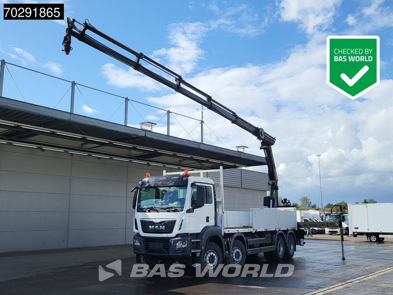 MAN TGS 35.400 8X4 Palfinger PK23002 SH Kran Crane Big-Axle Euro 6 - Xe tải thùng lửng/ Phẳng, Xe cẩu tự hành: hình 1 MAN TGS 35.400 8X4 Palfinger PK23002 SH Kran Crane Big-Axle Euro 6 - Xe tải thùng lửng/ Phẳng, Xe cẩu tự hành: hình 1