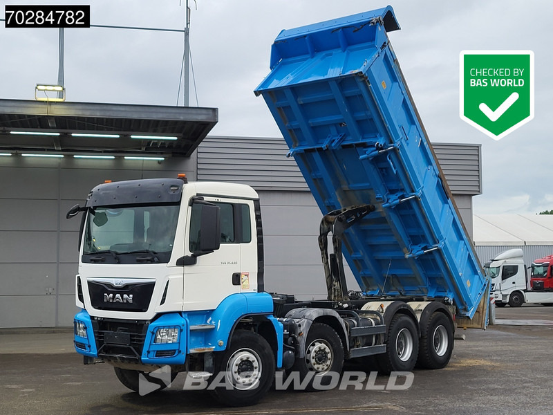 MAN TGS 35.440 8X4 14m3 Meiller 2-way tipper Automatic Big-Axle Steelsuspension Euro 6 - Xe ben: hình 1 MAN TGS 35.440 8X4 14m3 Meiller 2-way tipper Automatic Big-Axle Steelsuspension Euro 6 - Xe ben: hình 1