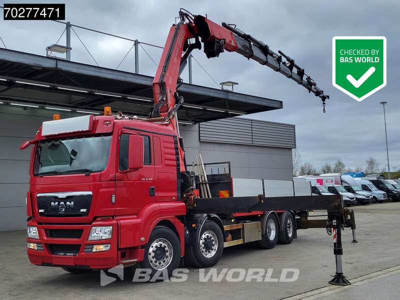 MAN TGS 35.480 8X4 Fassi F800BXP.28 Kran Crane Hydrodrive Lift-Lenkachse Euro 4 - Xe tải thùng lửng/ Phẳng, Xe cẩu tự hành: hình 1 MAN TGS 35.480 8X4 Fassi F800BXP.28 Kran Crane Hydrodrive Lift-Lenkachse Euro 4 - Xe tải thùng lửng/ Phẳng, Xe cẩu tự hành: hình 1