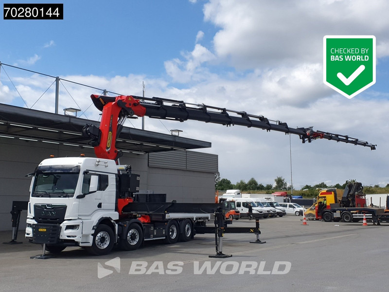 MAN TGS 35.520 8X4 Palfinger PK135.002 TEC 7 Kran Crane Hydrodrive Lift+steering axle Navi LED Euro 6 - Xe tải thùng lửng/ Phẳng, Xe cẩu tự hành: hình 1 MAN TGS 35.520 8X4 Palfinger PK135.002 TEC 7 Kran Crane Hydrodrive Lift+steering axle Navi LED Euro 6 - Xe tải thùng lửng/ Phẳng, Xe cẩu tự hành: hình 1