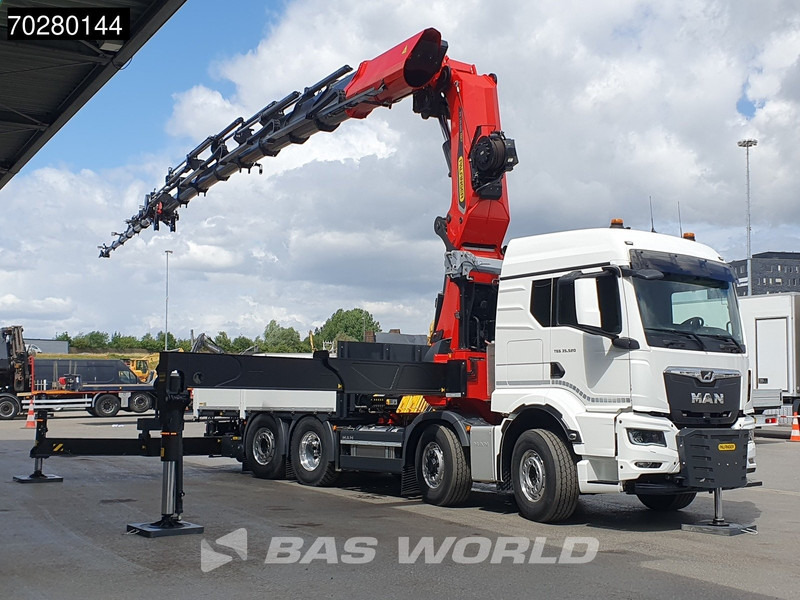 MAN TGS 35.520 8X4 Palfinger PK135.002 TEC 7 Kran Crane Hydrodrive Lift+steering axle Navi LED Euro 6 - Xe tải thùng lửng/ Phẳng, Xe cẩu tự hành: hình 3 MAN TGS 35.520 8X4 Palfinger PK135.002 TEC 7 Kran Crane Hydrodrive Lift+steering axle Navi LED Euro 6 - Xe tải thùng lửng/ Phẳng, Xe cẩu tự hành: hình 3