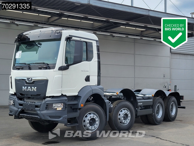 MAN TGS 41.400 8X4 New 8x4 chassis Engine PTO Steelsuspension Big-Axle Manual Euro 2 - Xe tải khung gầm: hình 1 MAN TGS 41.400 8X4 New 8x4 chassis Engine PTO Steelsuspension Big-Axle Manual Euro 2 - Xe tải khung gầm: hình 1