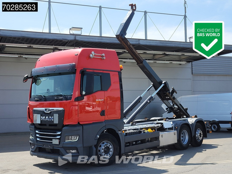 MAN TGX 26.470 TGX 6X2 21 Tonnes VDL hooklift Retarder Lift+Lenkachse ACC Navi Euro 6 - Xe tải nâng móc: hình 1 MAN TGX 26.470 TGX 6X2 21 Tonnes VDL hooklift Retarder Lift+Lenkachse ACC Navi Euro 6 - Xe tải nâng móc: hình 1