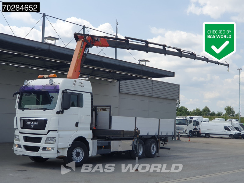 MAN TGX 26.480 TGX 6X2 Palfinger PK29002 Kran Crane 8 extensions Retarder Manual Euro 4 - Xe tải thùng lửng/ Phẳng, Xe cẩu tự hành: hình 1 MAN TGX 26.480 TGX 6X2 Palfinger PK29002 Kran Crane 8 extensions Retarder Manual Euro 4 - Xe tải thùng lửng/ Phẳng, Xe cẩu tự hành: hình 1