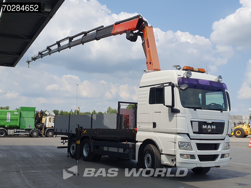 MAN TGX 26.480 TGX 6X2 Palfinger PK29002 Kran Crane 8 extensions Retarder Manual Euro 4 - Xe tải thùng lửng/ Phẳng, Xe cẩu tự hành: hình 3 MAN TGX 26.480 TGX 6X2 Palfinger PK29002 Kran Crane 8 extensions Retarder Manual Euro 4 - Xe tải thùng lửng/ Phẳng, Xe cẩu tự hành: hình 3
