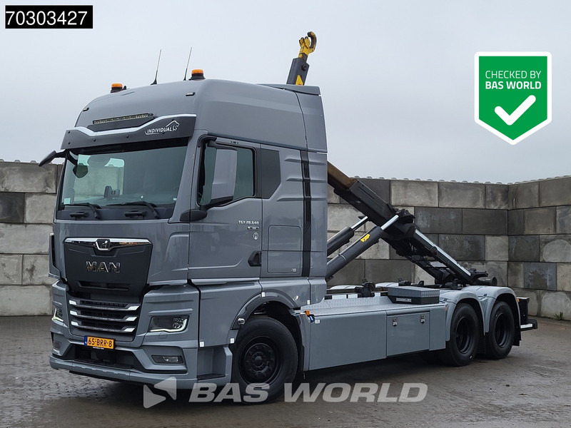 MAN TGX 28.640 TGX 6X2 NL-Truck APK Hyva 26-60-S containersystem Lift-axle Automatic Euro 6 - Xe tải nâng móc: hình 1 MAN TGX 28.640 TGX 6X2 NL-Truck APK Hyva 26-60-S containersystem Lift-axle Automatic Euro 6 - Xe tải nâng móc: hình 1