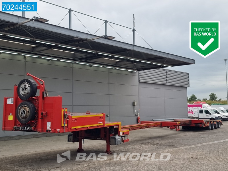 MEUSBURGER MTS-4 2xAusziehbar bis 21M Lift + 4xLenkachse - Sơ mi rơ moóc thùng thấp: hình 1 MEUSBURGER MTS-4 2xAusziehbar bis 21M Lift + 4xLenkachse - Sơ mi rơ moóc thùng thấp: hình 1
