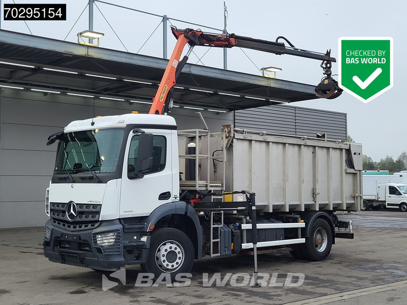 Mercedes-Benz Actros 1833 4X2 Palfinger PK7.501 SLD Kran Crane 17m3 tipper Big-Axle Euro 6 - Xe ben, Xe cẩu tự hành: hình 1 Mercedes-Benz Actros 1833 4X2 Palfinger PK7.501 SLD Kran Crane 17m3 tipper Big-Axle Euro 6 - Xe ben, Xe cẩu tự hành: hình 1
