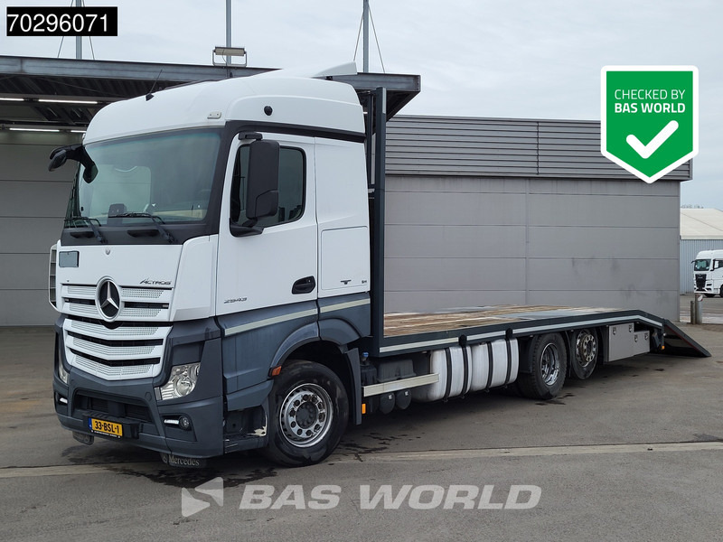 Mercedes-Benz Actros 2543 Actros 6X2 NL-Truck Machine transporter oprijwagen Retarder Lift-Axle ACC Euro 6 - Xe tải thùng lửng/ Phẳng: hình 1 Mercedes-Benz Actros 2543 Actros 6X2 NL-Truck Machine transporter oprijwagen Retarder Lift-Axle ACC Euro 6 - Xe tải thùng lửng/ Phẳng: hình 1