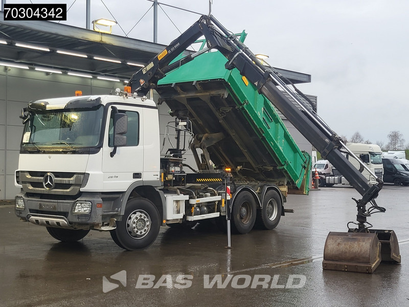 Mercedes-Benz Actros 2646 Actros 6X4 HIAB 122 BS-2 HIDUO Crane Kran 3-way tipper Big-Axle Euro 5 - Xe ben, Xe cẩu tự hành: hình 2 Mercedes-Benz Actros 2646 Actros 6X4 HIAB 122 BS-2 HIDUO Crane Kran 3-way tipper Big-Axle Euro 5 - Xe ben, Xe cẩu tự hành: hình 2