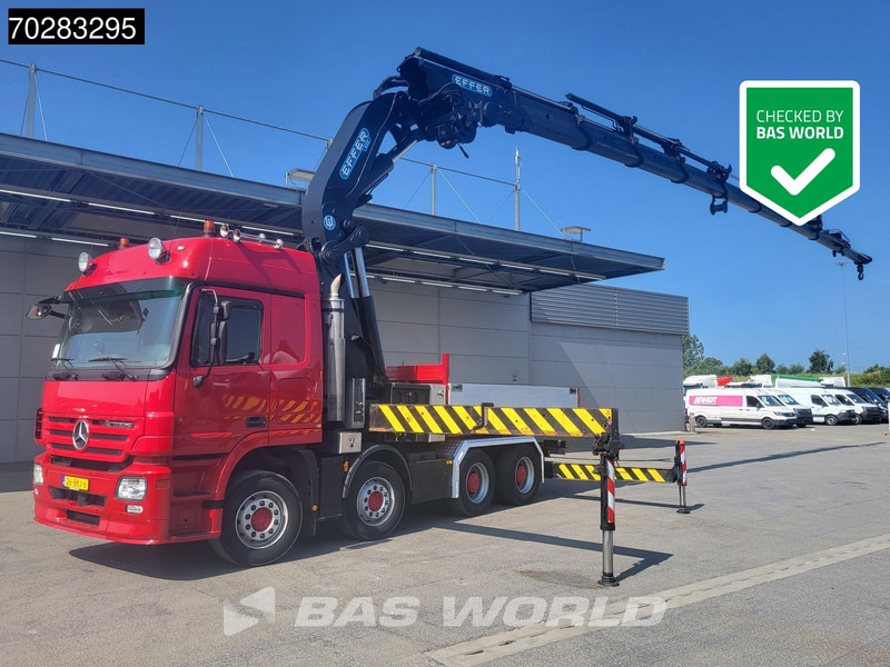 Mercedes-Benz Actros 2648 850 8X4 Effer 850/9S Kran Fifth wheel Big-Axle Automatic Euro 5 - Xe tải thùng lửng/ Phẳng, Xe cẩu tự hành: hình 1 Mercedes-Benz Actros 2648 850 8X4 Effer 850/9S Kran Fifth wheel Big-Axle Automatic Euro 5 - Xe tải thùng lửng/ Phẳng, Xe cẩu tự hành: hình 1