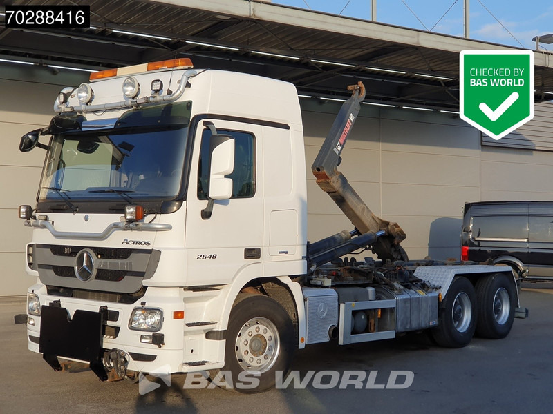 Mercedes-Benz Actros 2648 Actros 6X4 HIAB XR20SL56 Hooklift Big-Axle Automatic Euro 5 - Xe tải nâng móc: hình 1 Mercedes-Benz Actros 2648 Actros 6X4 HIAB XR20SL56 Hooklift Big-Axle Automatic Euro 5 - Xe tải nâng móc: hình 1