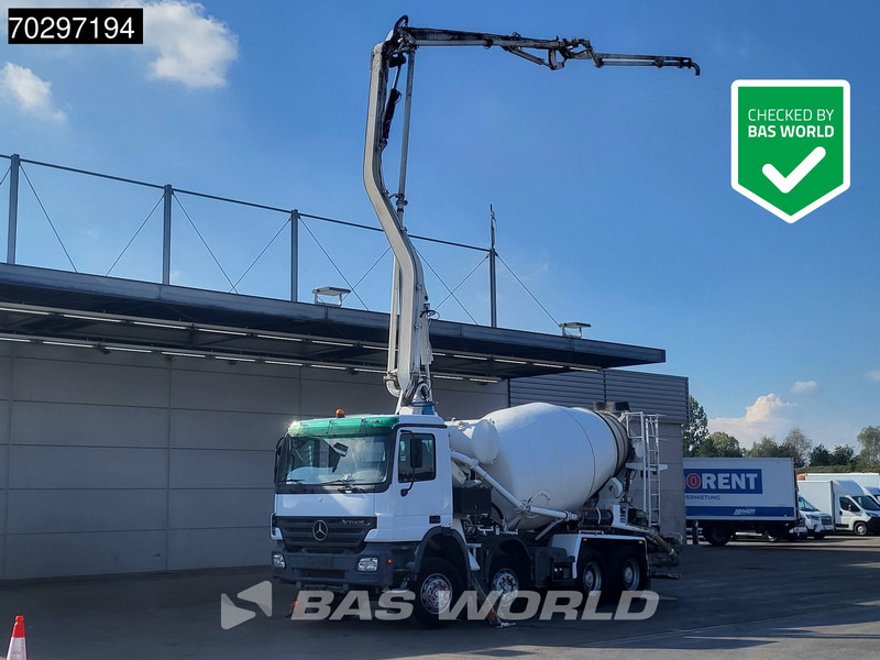 Mercedes-Benz Actros 3236 8X4 Mecbo M 23.3/100-BZ PUMI Big-Axle Steelsuspension 3-Pedals Euro 3 - Xe bơm bê tông: hình 1 Mercedes-Benz Actros 3236 8X4 Mecbo M 23.3/100-BZ PUMI Big-Axle Steelsuspension 3-Pedals Euro 3 - Xe bơm bê tông: hình 1