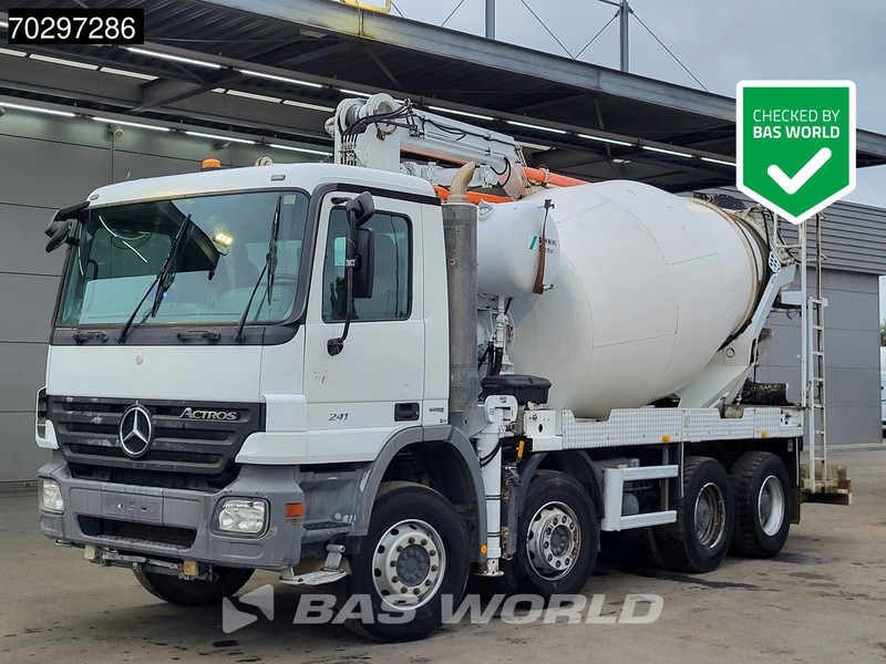 Mercedes-Benz Actros 3241 8X4 21meter Pump + 7m3 Stetter Mixer Steelsuspension Big-Axle Manual Euro 5 - Xe bơm bê tông: hình 1 Mercedes-Benz Actros 3241 8X4 21meter Pump + 7m3 Stetter Mixer Steelsuspension Big-Axle Manual Euro 5 - Xe bơm bê tông: hình 1