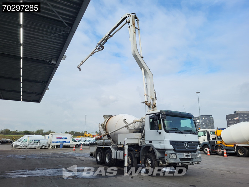 Mercedes-Benz Actros 3241 8X4 7m3 Putzmeister Mixer Big-Axle Steelsuspension Automatic Pompe+Mixer Euro 3 - Xe bơm bê tông: hình 5 Mercedes-Benz Actros 3241 8X4 7m3 Putzmeister Mixer Big-Axle Steelsuspension Automatic Pompe+Mixer Euro 3 - Xe bơm bê tông: hình 5