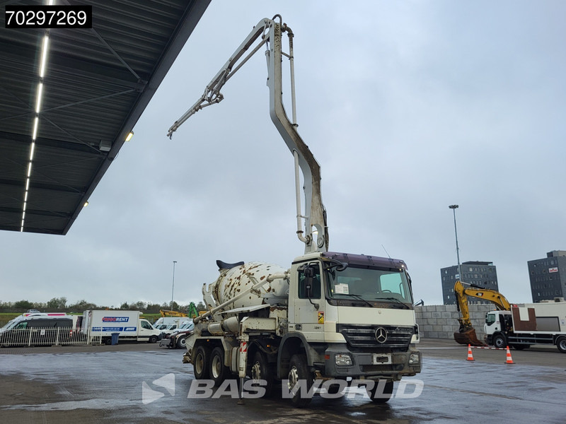 Mercedes-Benz Actros 3241 8X4 7m3 Putzmeister Mixer Big-Axle Steelsuspension Automatic Pompe+Mixer Euro 4 - Xe bơm bê tông: hình 3 Mercedes-Benz Actros 3241 8X4 7m3 Putzmeister Mixer Big-Axle Steelsuspension Automatic Pompe+Mixer Euro 4 - Xe bơm bê tông: hình 3
