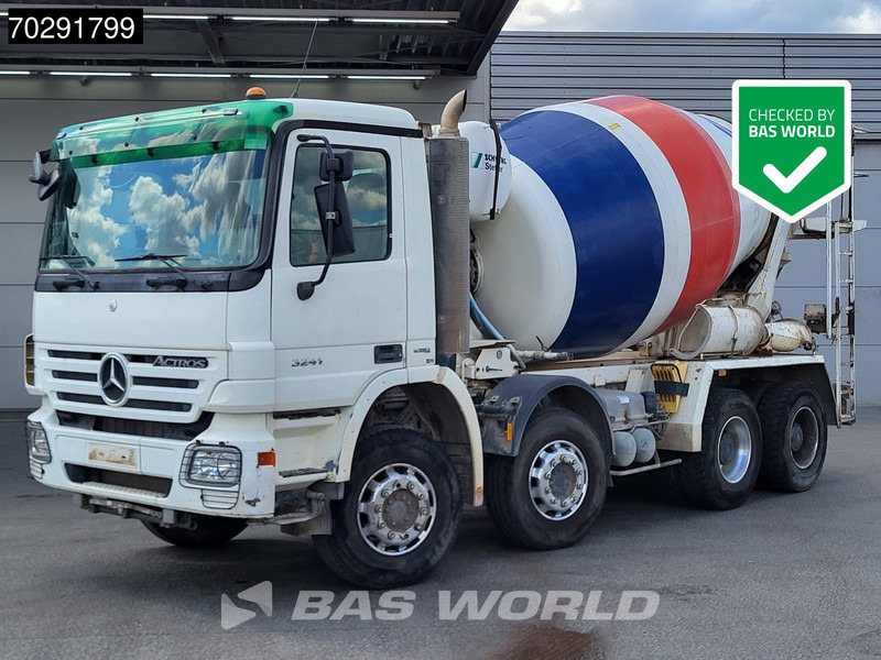 Mercedes-Benz Actros 3241 8X4 9m3 Schwing Stetter Retarder Big-Axle Steelsuspension 3-Pedals Euro 4 - Xe trộn bê tông: hình 1 Mercedes-Benz Actros 3241 8X4 9m3 Schwing Stetter Retarder Big-Axle Steelsuspension 3-Pedals Euro 4 - Xe trộn bê tông: hình 1