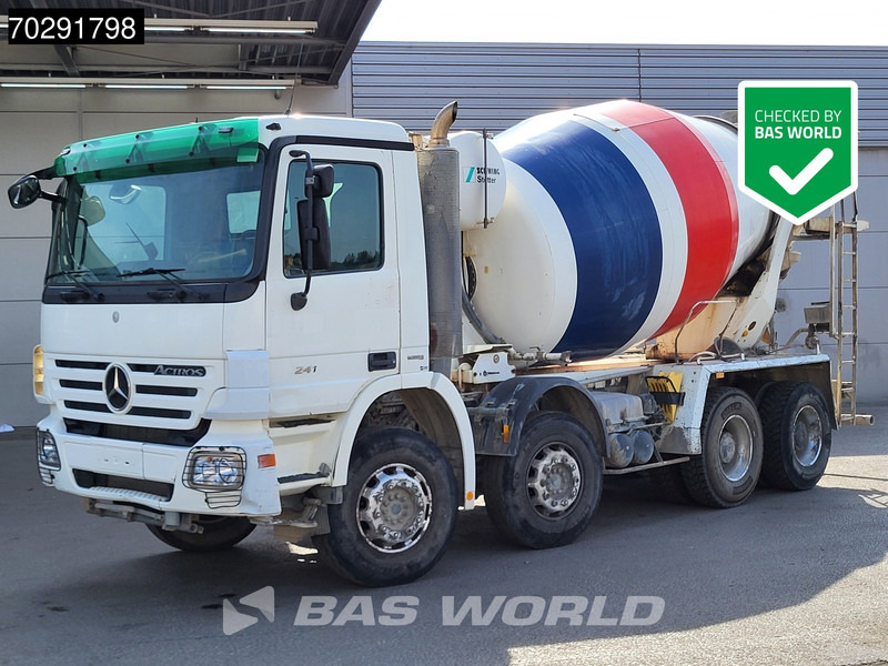Mercedes-Benz Actros 3241 8X4 9m3 Stetter Mixer Big-Axle Steelsuspension Retarder Euro 5 - Xe trộn bê tông: hình 1 Mercedes-Benz Actros 3241 8X4 9m3 Stetter Mixer Big-Axle Steelsuspension Retarder Euro 5 - Xe trộn bê tông: hình 1